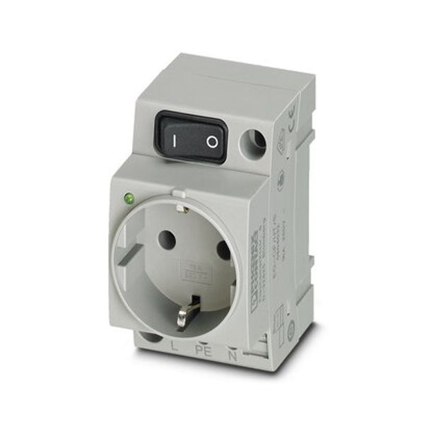 Socket outlet for distribution board Phoenix Contact EO-CF/UT/S 250V 16A AC image 3