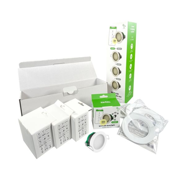 LED LUMINAIRES SET CONTROLLED BY WI-FI 4000K TYP: ZSO-01/4000 image 1
