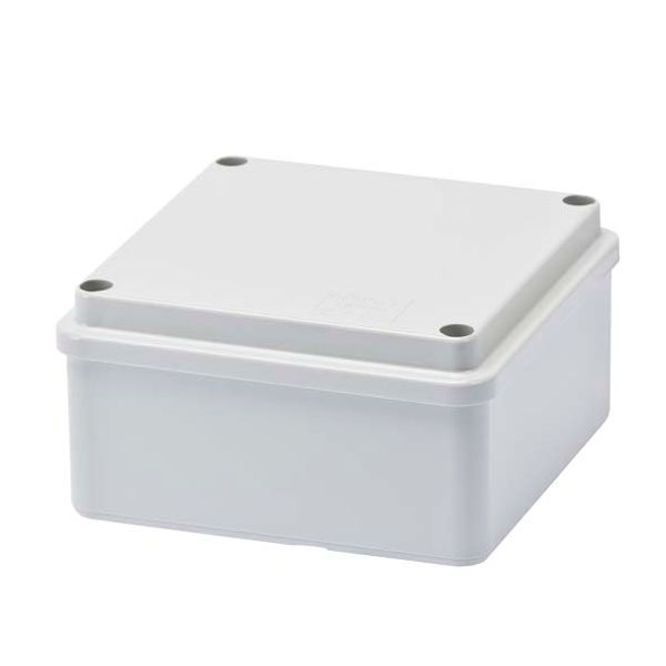 BOX FOR JUNCTIONS AND FOR ELECTRIC AND ELECTRONIC EQUIPMENT - WITH BLANK PLAIN LID - IP56 - INTERNAL DIMENSIONS 100X100X50 - WITH SMOOTH WALLS image 1