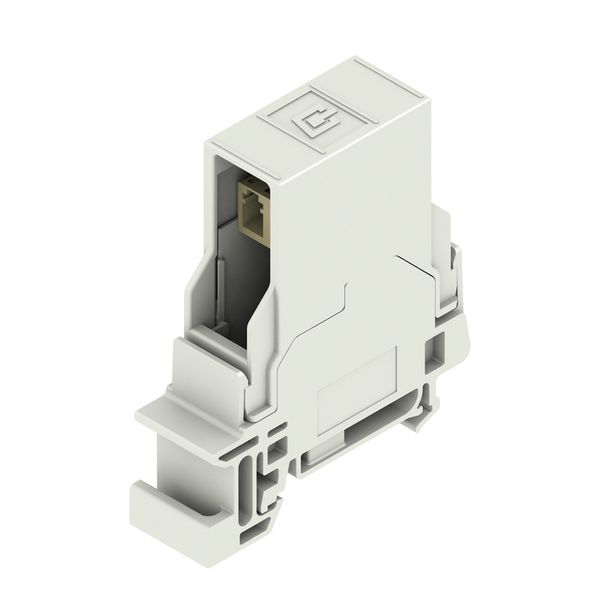 Feed-through plug-in connector optical fibre, IP20, Connection 1: LC D image 3