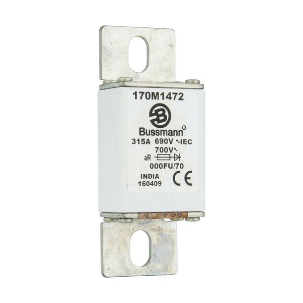 Fuse-link, high speed, 315 A, AC 690 V, size 000, 24 x 36 x 96 mm, aR, IEC image 20