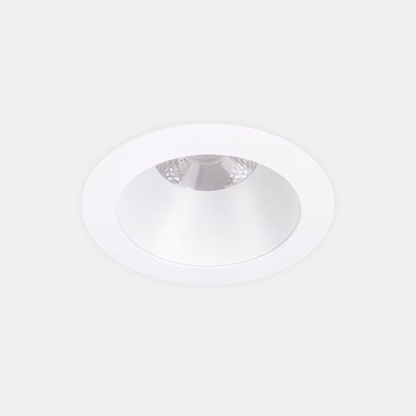 Downlight Play Deco Symmetrical Round Fixed 17.7W LED warm-white 3000K CRI 90 33.6º ON-OFF White/white IP54 1554lm image 1