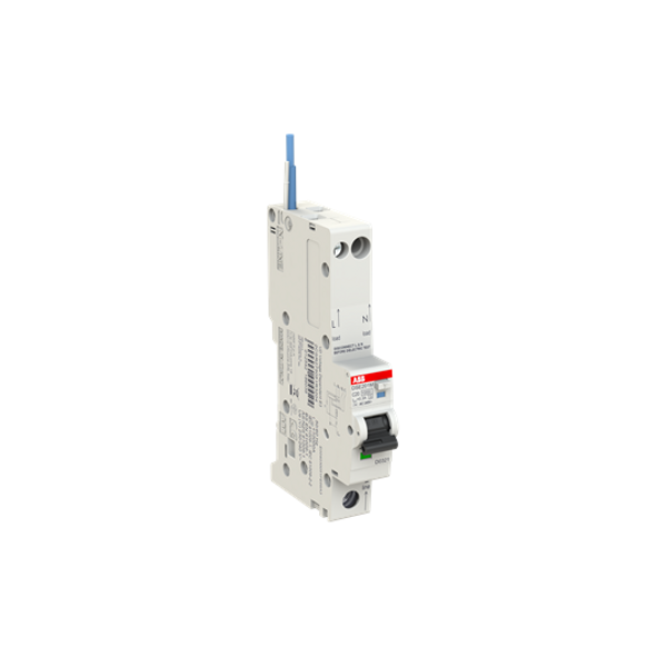 DSE201 M C20 AC300 - N Blue Residual Current Circuit Breaker with Overcurrent Protection image 2