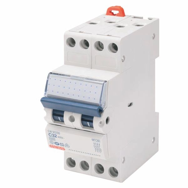 COMPACT MINIATURE CIRCUIT BREAKER - MTC 60 - 4P CHARACTERISTIC C 6A - 2MODULES image 2