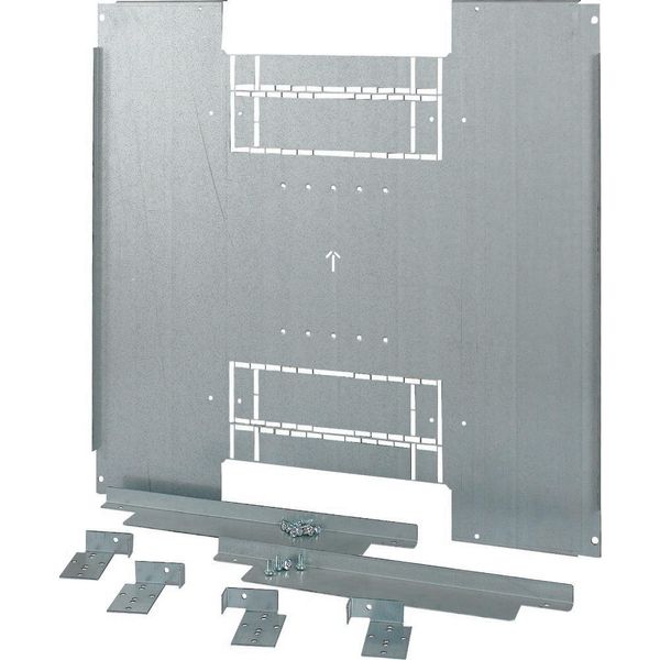 Mounting plate, NZM4, 3/4p, fixed version, W=800mm image 2