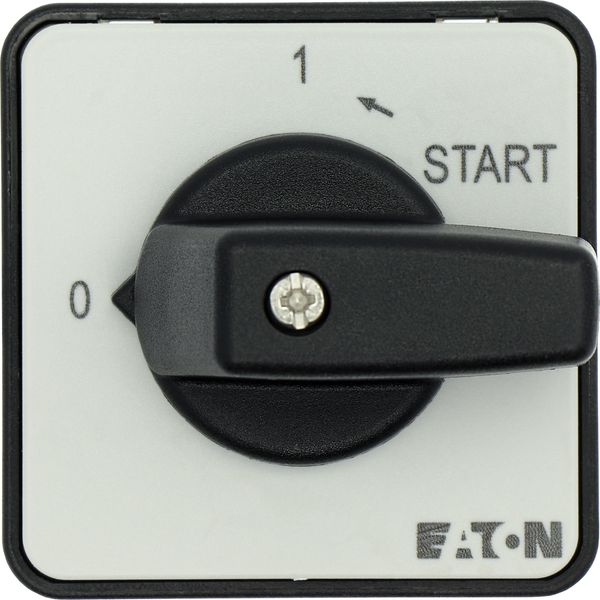 ON-OFF button, T0, 20 A, flush mounting, 3 contact unit(s), Contacts: 6, Spring-return in START position, 90 °, maintained, With 0 (Off) position, Wit image 31