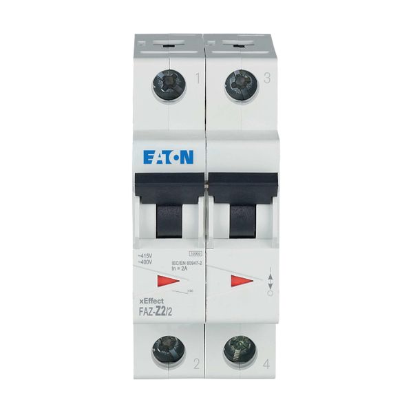 Miniature circuit breaker (MCB), 2 A, 2p, characteristic: Z image 5