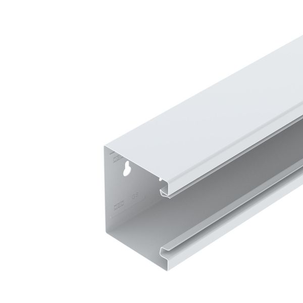 GS-S90110RW  Channel for the installation of devices Rapid 80, with perforated bottom, 90x110x2000, pure white Steel image 1
