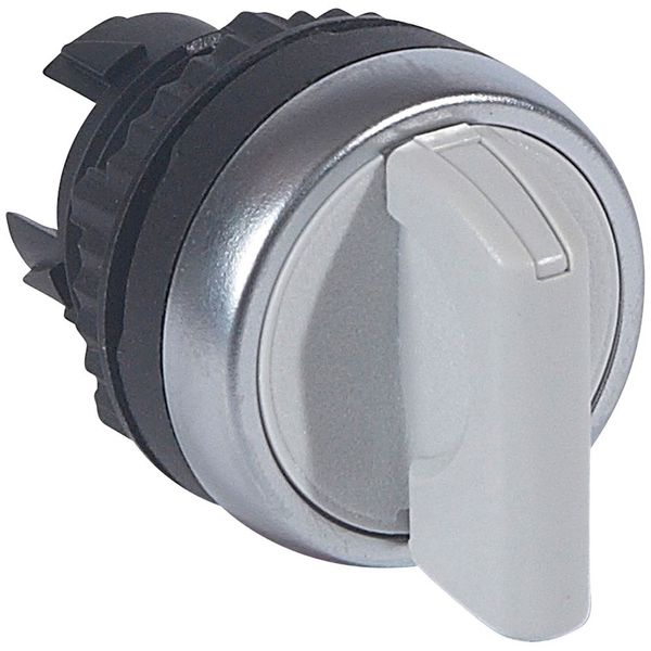 Osmoz non illuminated std handle selector switch - 2 stay-put positions - grey image 1