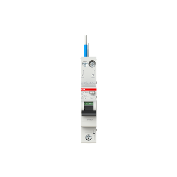 DSE201 B6 A30 - N Blue Residual Current Circuit Breaker with Overcurrent Protection image 3