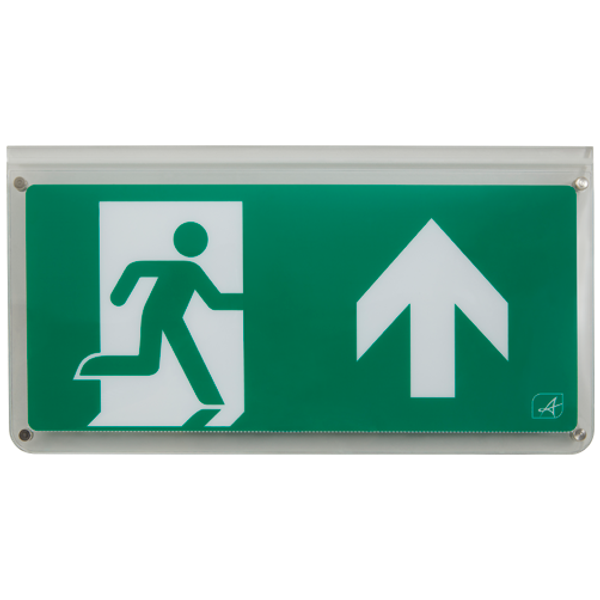 Harrier IP65 Blade Exit Sign Double Sided Legend Arrow Up image 2