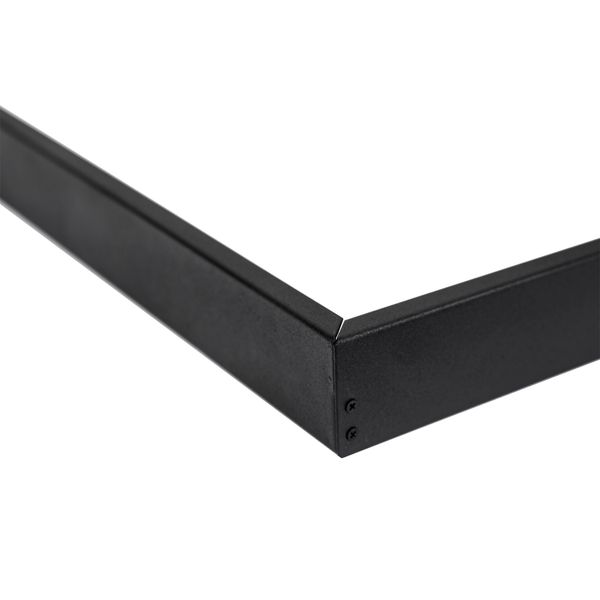 Frame to mounted fixture surface luminaire  ALGINE LINE 600x600mm black image 14