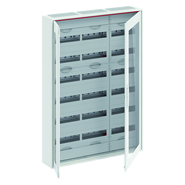 CA37RT ComfortLine Compact distribution board, Surface mounting, 216 SU, Isolated (Class II), IP44, Field Width: 3, Rows: 6, 1100 mm x 800 mm x 160 mm image 4