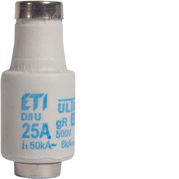 Fuse-link DII E27 25A 500V, tripping characteristic Super fast, with i image 1