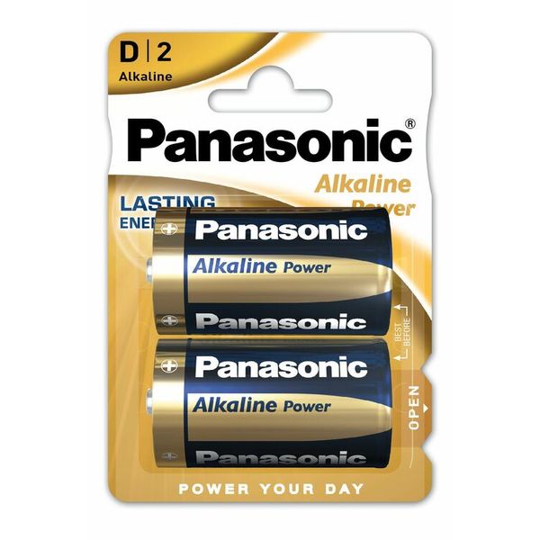PANASONIC Alkaline Power LR20 D BL2 image 1