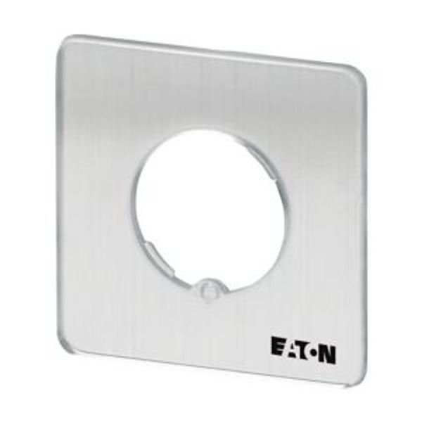 Front plate, For use with TM…/E, 29 x 29 (for frame 30 x 30) mm, Blank, can be engraved image 2