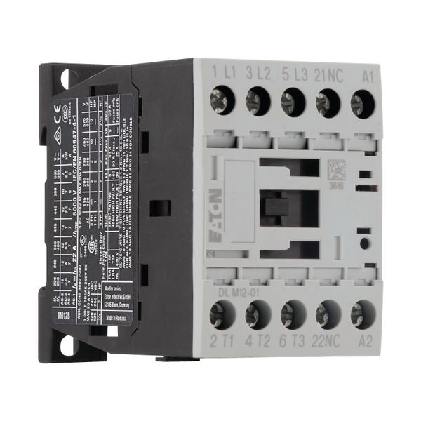 Contactor, 3 pole, 380 V 400 V 5.5 kW, 1 NC, 42 V 50 Hz, 48 V 60 Hz, AC operation, Screw terminals image 11