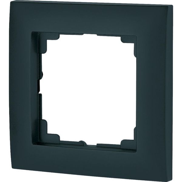 Single frame 55mm, mat, Jet black image 3