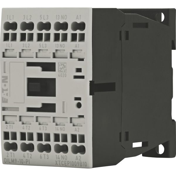 Contactor, 3 pole, 380 V 400 V 4 kW, 1 N/O, 230 V 50 Hz, 240 V 60 Hz, AC operation, Push in terminals image 8