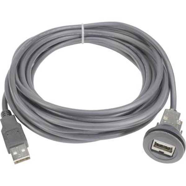 har-port USB 2.0 A-A PFT black 2,0m image 1