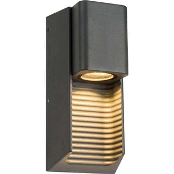Outdoor Light without Light Source - wall light Charlotte - 1xGU10 IP44  - Anthracite image 1