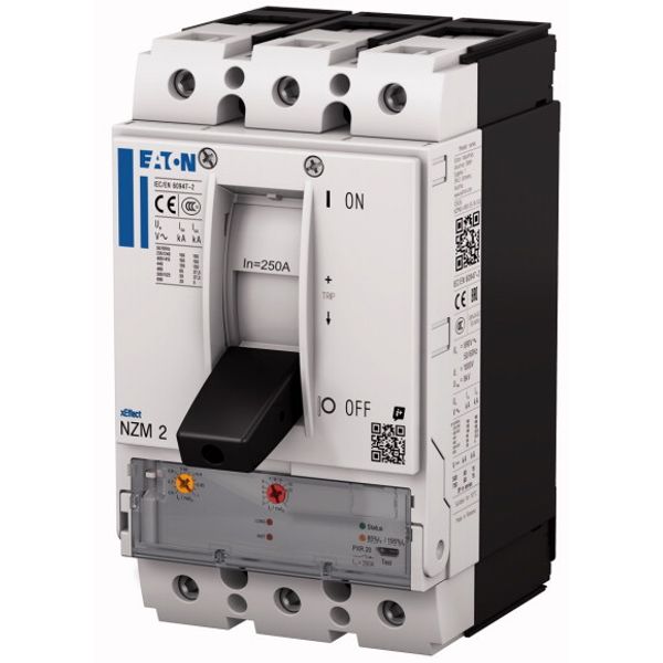 NZM2 PXR10 circuit breaker, 25A, 4p, Screw terminal image 4