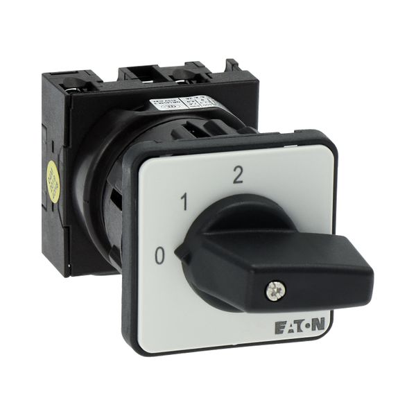 Step switches, T0, 20 A, centre mounting, 1 contact unit(s), Contacts: 2, 45 °, maintained, With 0 (Off) position, 0-2, Design number 8310 image 32
