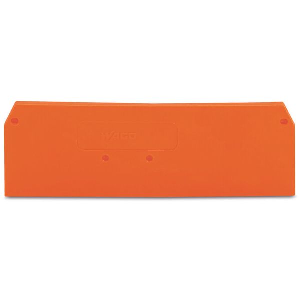 End and intermediate plate 2.5 mm thick orange image 2
