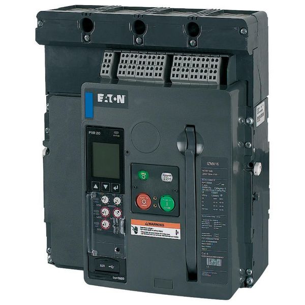 Circuit-breaker, 4 pole, 1600A, 50 kA, Selective operation, IEC, Fixed image 3