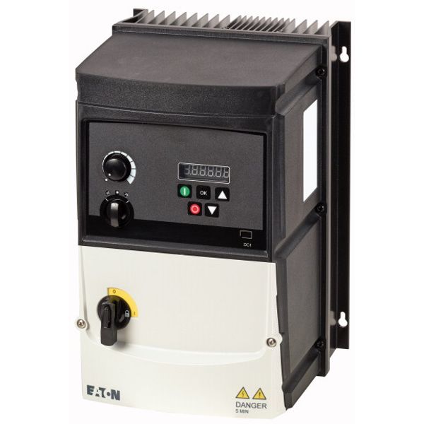 Variable frequency drive, 400 V AC, 3-phase, 24 A, 11 kW, IP66/NEMA 4X, Radio interference suppression filter, Brake chopper, 7-digital display assemb image 2
