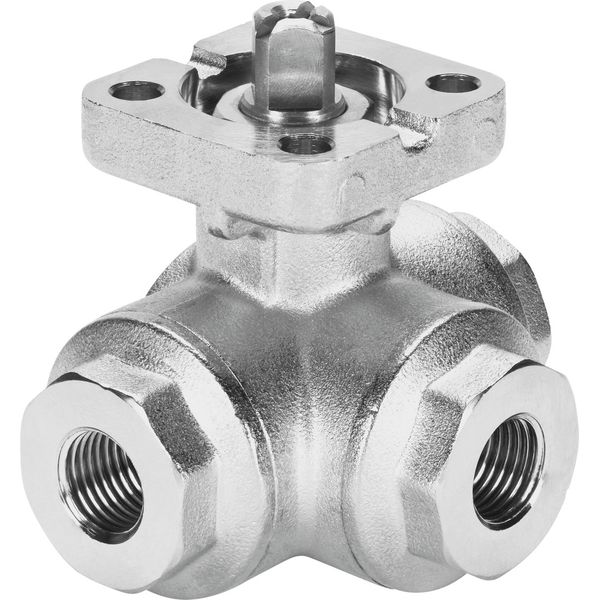 VZBA-3/8"-GGG-63-32T-F0304-V4V4T Ball valve image 1