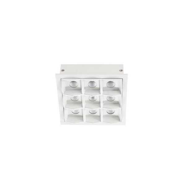 Downlight Bento Standard Square Trim 18.3W LED warm-white 2700K CRI 90 33.8º White IP23 1378lm image 1