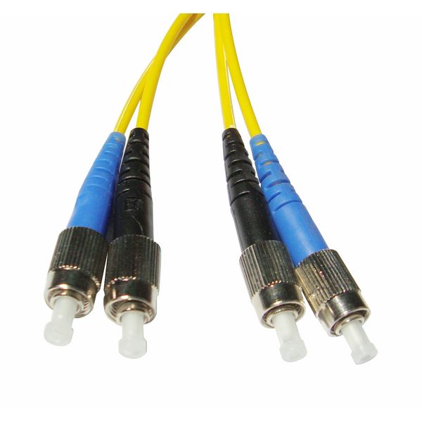 FO Patchcord Duplex FC/FC, 9/125æm OS2, LS0H-3, yellow, 5.0m image 1