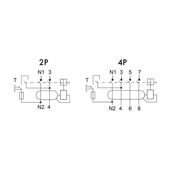 Residual Current Circuit Breaker 10kA, 25A, 4-pole, 300mA image 9