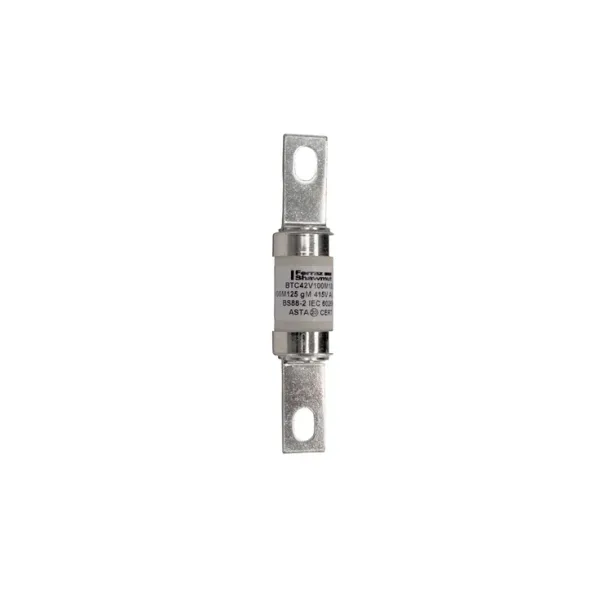 BS fuse-link IEC gM B1 415VAC 240VDC 100M125A BTC Central Bolted Tag image 1