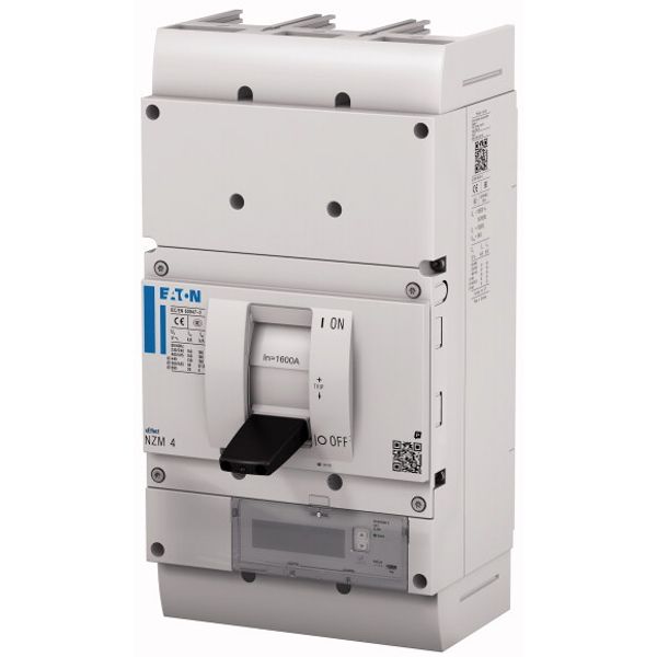 NZM3 PXR25 circuit breaker - integrated energy measurement class 1, 630A, 4p, variable, Screw terminal, earth-fault protection, ARMS and zone selectiv image 2