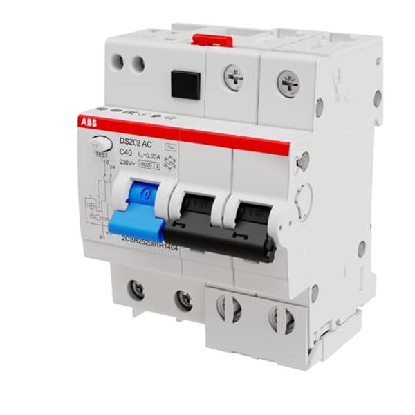 DS202 AC-B40/0.03 Residual Current Circuit Breaker with Overcurrent Protection image 3