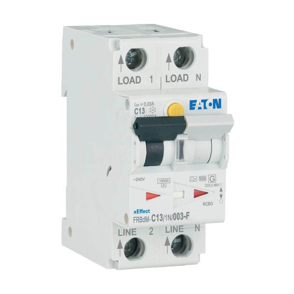 Digital RCD/MCB combination, 13 A, 30 mA, MCB trip characteristic: C, 1p+N, RCD trip characteristic: F image 12