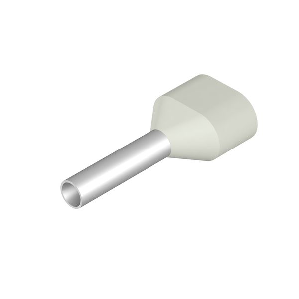 Wire end ferrule, Twin wire-end ferrule, 0.75 mm², Stripping length: 1 image 1