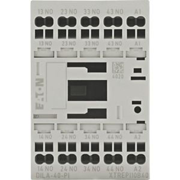 Contactor relay, 230 V 50/60 Hz, 4 N/O, Push in terminals, AC operation image 10