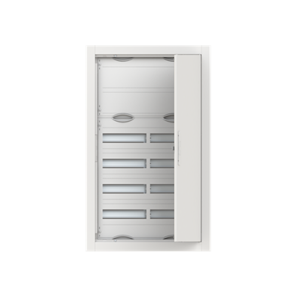 CU26K ComfortLine Compact distribution board, Flush mounting, 96 SU, Isolated (Class II), IP30, Rows: 64, 1014 mm x 615 mm x 125 mm image 1