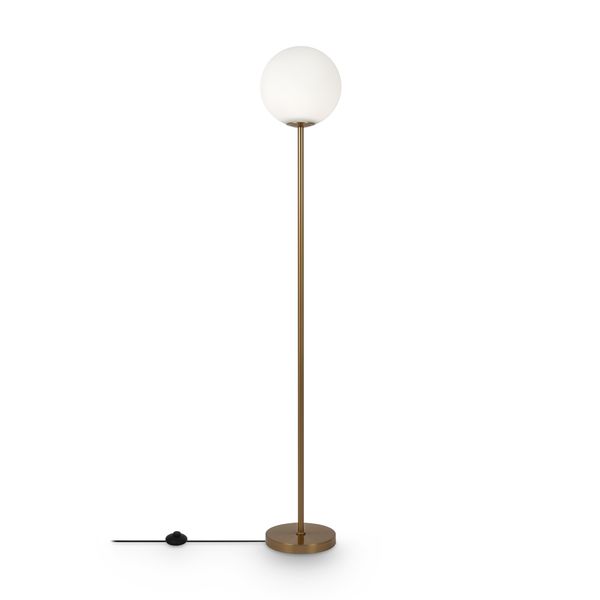 Modern Ring Floor lamp Brass image 1