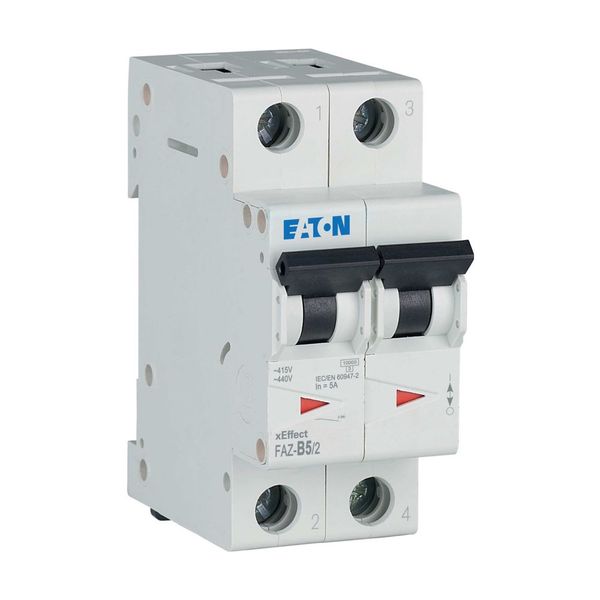 Miniature circuit breaker (MCB), 5 A, 2p, characteristic: B image 20