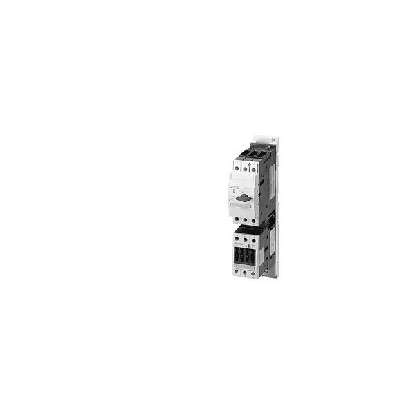 Load feeder fuseless direct-on-line starting, 400 V AC 28...40 A, 24 V AC 50 Hz Size S2 Screw terminal on adapter  3RA1130-4FB35-0AB0 image 1