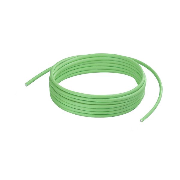 Fibre-optic data cable, Mini-Breakout, green, Polyethylene image 1