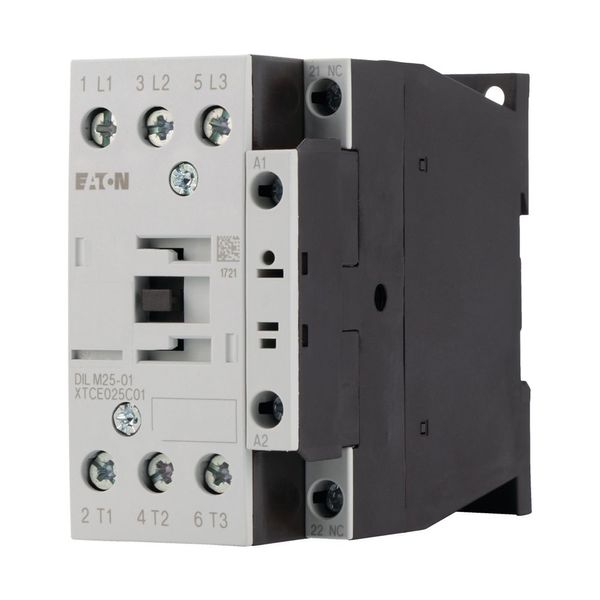 Contactor, 3 pole, 380 V 400 V 11 kW, 1 NC, RDC 60: 48 - 60 V DC, DC operation, Screw terminals image 9