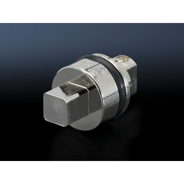 SZ Lock insert, version A, Die-cast zinc, 7 mm square, L: 27 mm image 1
