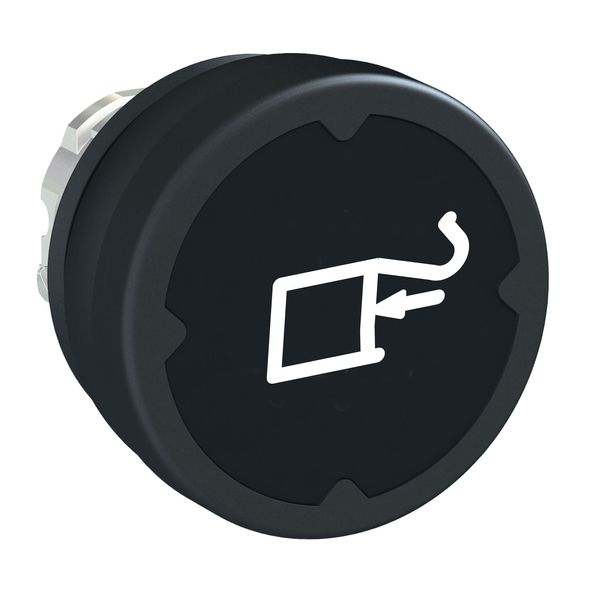 PUSHBUTTON HE, BLACK, WITH MARKING image 1