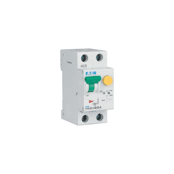 RCD/MCB combination, 6 A, 300 mA, MCB trip characteristic: B, 1p+N, RCD trip characteristic: A image 16