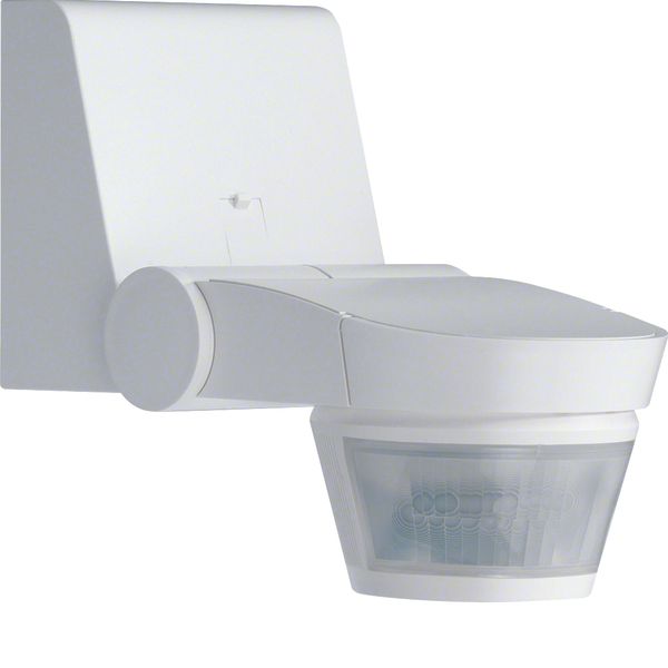 Motion detector radio, with battery, IP55, white image 1
